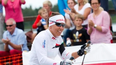 Charlotte Kalla kom bara tvåa i Bruksvallarna.