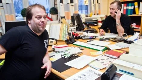 Daniel Nilsson och Lars Hägglund på gatuavdelningen gör sitt bästa för att vara tillgängliga och svara på de telefonsamtal och mail som kommer in.