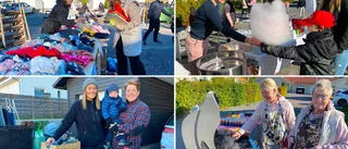 Solig succédag för Bredsandsloppisen: "Effektfullt, nästan som en marknad"