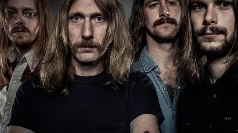 Den 24 oktober släpper Göteborgsbandet Graveyard sitt tredje album "Light out". Från vänster: Joakim Nilsson, sång/gitarr,  Rikard Edlund, bas, Axel Sjöberg, trummor, och Jonatan Larocca-Ramm, gitarr.