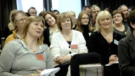 MOTIVATÖRER. Ett 50-tal hälsoinspiratörer samlades på torsdagen till en inspirationsdag. Bland annat handlade föreläsningarna om konsten att motivera sina kollegor.