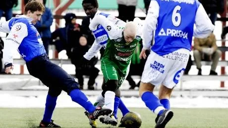 STOPP. Erik Lanttos Boden BK åkte oväntat ur Svenska cupen mot division II-laget Norrby. Foto: IDA AXELSSON