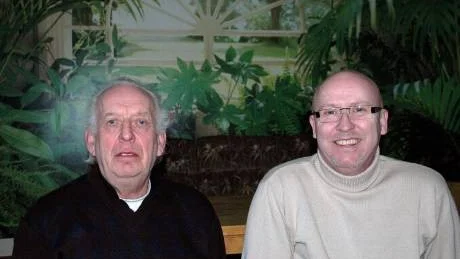 PIONJÄRER. Nu tas den nya tekniken till hjälp i marknadsföringen av landsbygden - ett vinnande koncept tror Jan Nilsson och Folke Bohman.