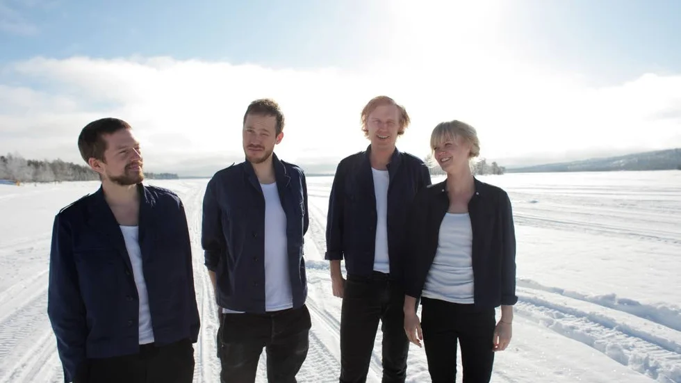 Love Kjellsson, Johan Airijoki, Pär I. Poromaa och Frida Johansson i Väärt.