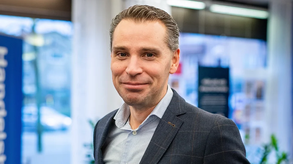 Fredrik Lundgren, Handelsbanken Mjölby och Motala, har inte märkt av en minskning av bolån.