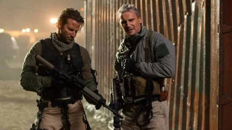 Bradley Cooper och Liam Neeson i "A-team".