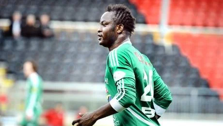 MÅLSKYTT. David Simbo gjorde Bodens första mål den här säsongen.