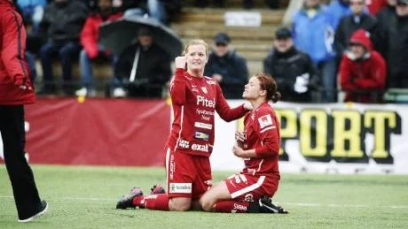 MISSAR. Jennifer Nobis får klara sig utan anfallskollegan Hanna Pettersson mot Linköping.
