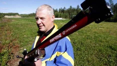 Donald Johansson, från Sjulsmark blev svensk mästare i korthållsskytte, och satte dessutom nytt svenskt rekord. (Arkivbild)
