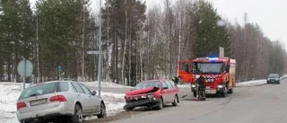 Två skadade vid trafikolycka