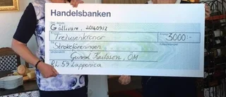 Gåva till Strokeföreningen