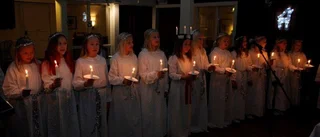 Läckert avslut med julbord och lucia