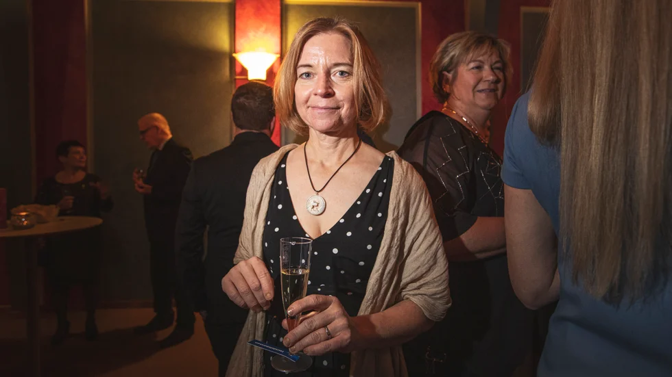Karin Bodin vinner Norrbottens byggmästareförenings Stora byggpriset 2022. 
