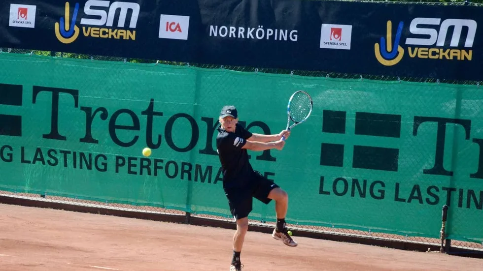 Brons. Piteå Tennisklubbs Arvid Norén var med och vann brons under SM-veckan.