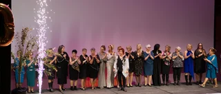 Glitter och glamour på klädbutikens jubileumskväll