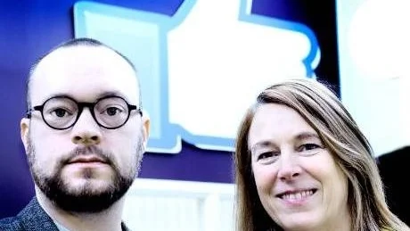 DELTAGARE. I dagsläget har 300 anslutit sig berättar Lars Huring och Stina Almqvist som är två av fyra i projektgruppen.