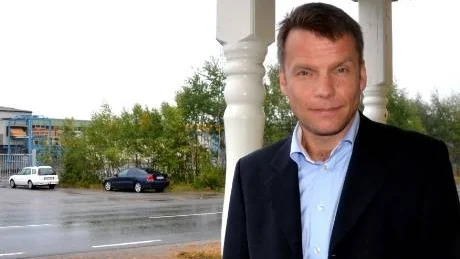 Konkursförvaltare. Peter Olofsson på advokatbyrån Kaiding KB arbetar nu med att utreda om det finns någon möjlig framtid för Seskarö såg. Foto: Helena Wande