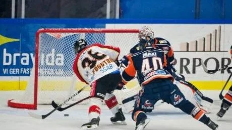 MÅLSKYTT. Luleås Niklas Fogström gjorde 2-0-målet mot Växjö.