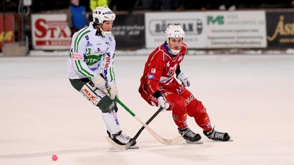 Erik Olovsson, Kalix Bandy, gjorde två mål i 4-4-matchen mot Broberg.