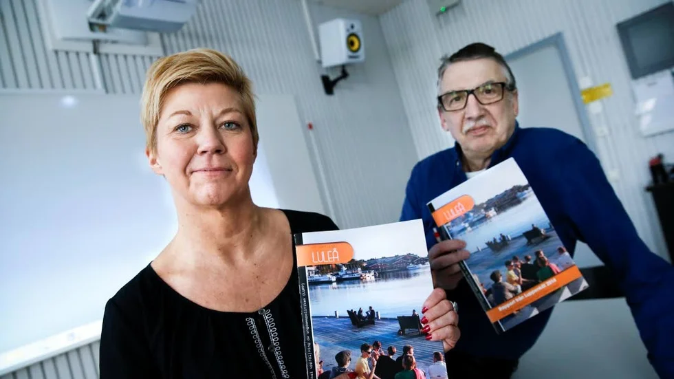 Helené Wiklund-Wårell, fritidschef på Luleå kommun och Åke Broström, kulturchef på Luleå kommun, presenterade enkäten under måndagen.