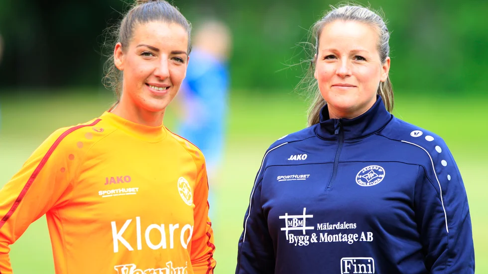 Initiativtagarna till damlagets nystart är Josefin Berglund och Stina Söderström.