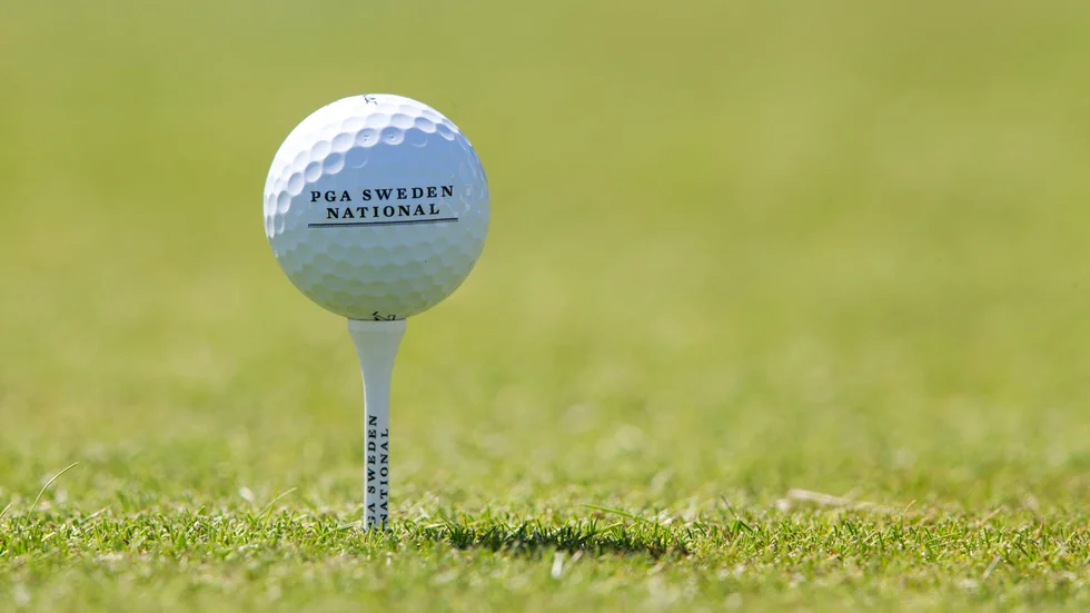"Sannolikheten är nog obefintlig", säger Anton Karlsson om sin andra hole in one på det 16:e hålet i Katrineholms GK.