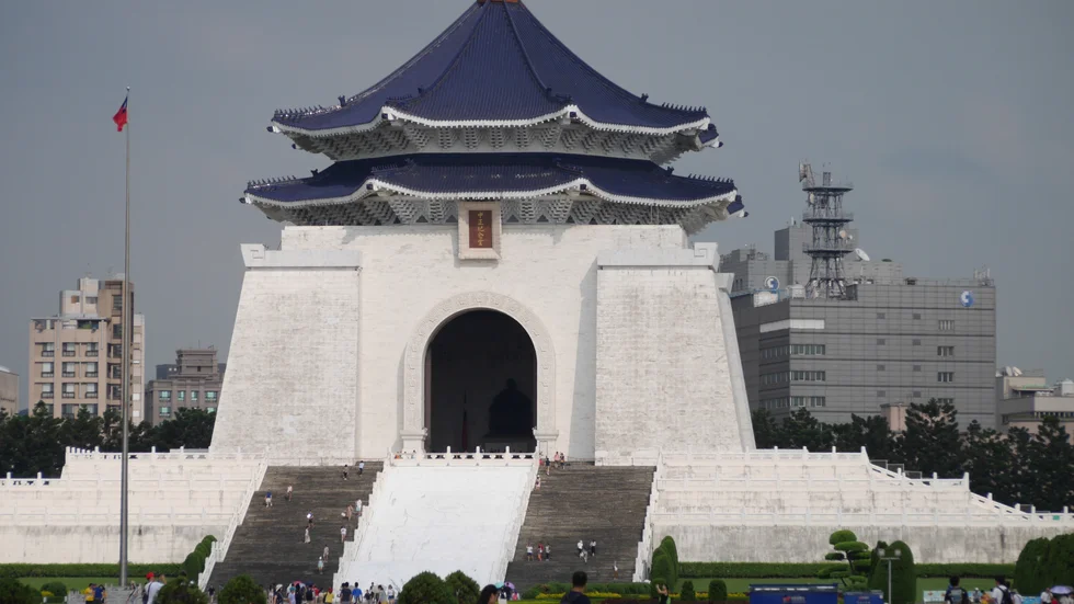 Chiang Kai-sheks minneshall i Taipei.