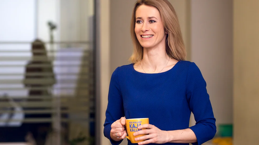 Reformpartiets ledare Kaja Kallas får möjlighet att bilda ny regering i Estland. Arkivbild från 2019.
