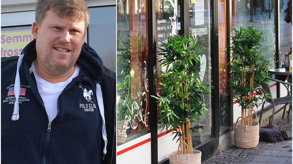Michael Landestorp äger Café & Bistro i Gallerian som nu slår igen.