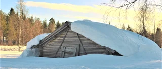 Snö i mängder i Junosuando    