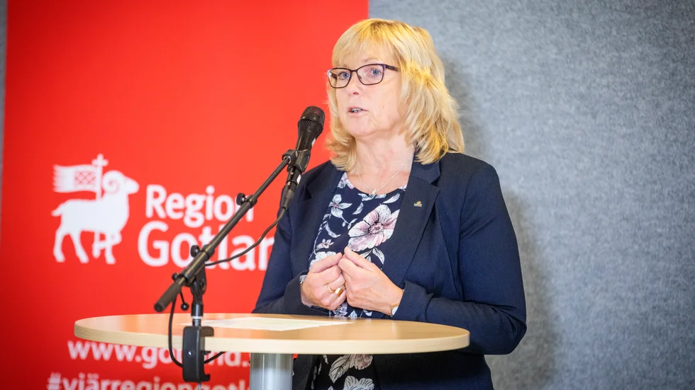 Regionstyrelsens ordförande Eva Nypelius (C).