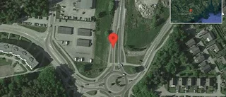 Stopp på E4 på grund av en singelolycka