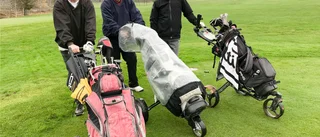 Golfspelarna känner sig lyckligt lottade
