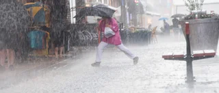 Översvämningar på Gotland efter kraftigt regn
