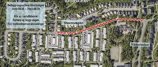 Stort vägarbete på Björkskatan – så påverkas trafiken