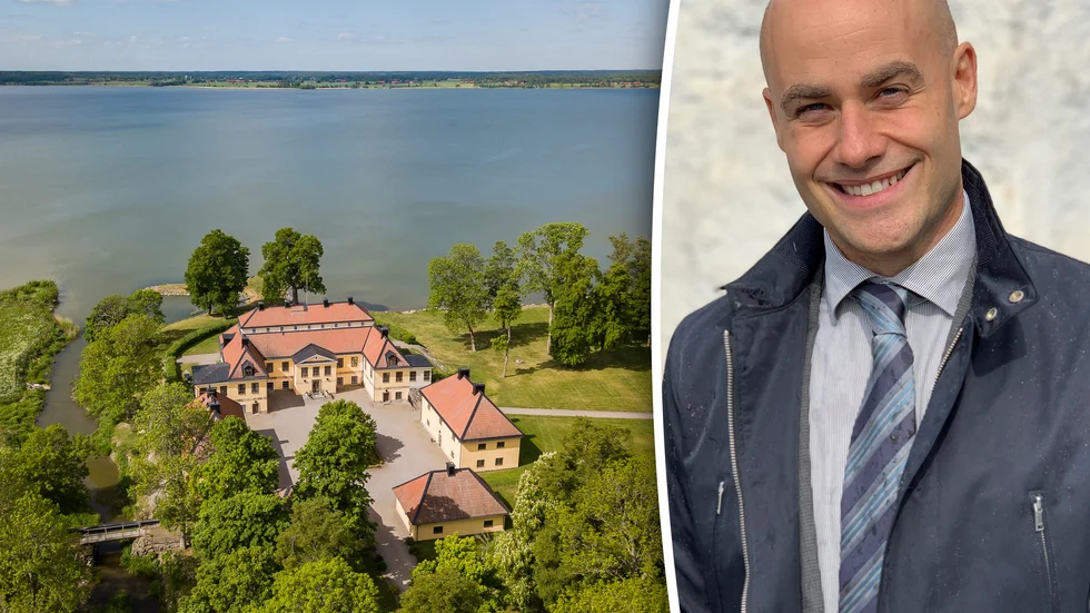 Mäklaren Viktor Danielsson arbetar tillsammans med sin far och de är specialiserade på den här typen av objekt. "Det blir intressant att se hur marknaden reagerar på Gimmersta."  