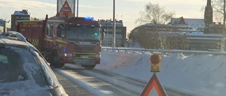 Flera fordon i trafikolycka på Bodenvägen