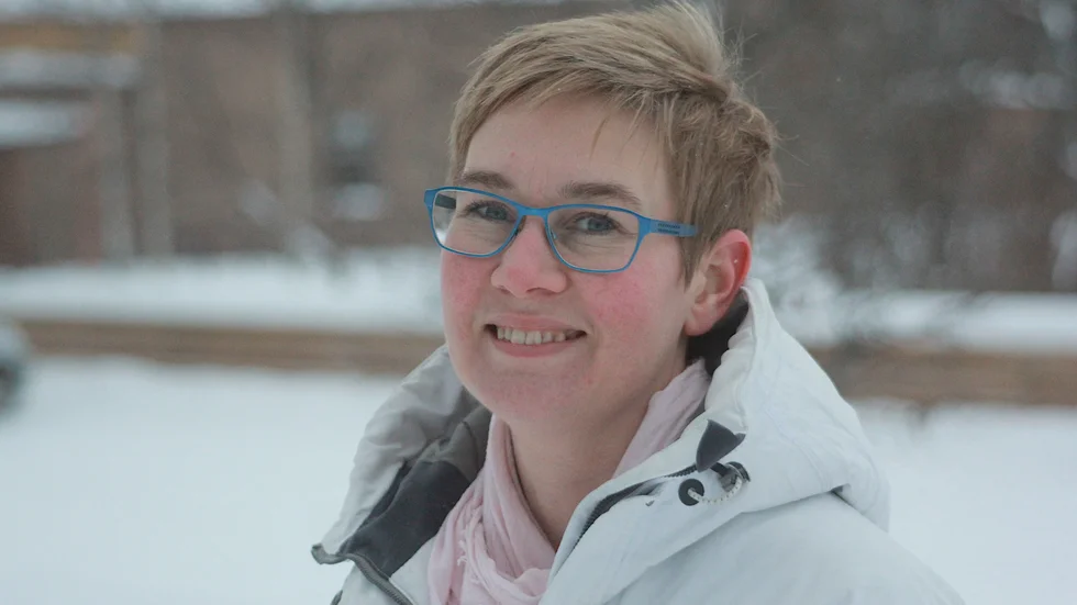 Caroline Axelsson tycker att den nya rollen som språkrör och viceordförande för Miljöpartiet i Kalmar län känns jättebra.  