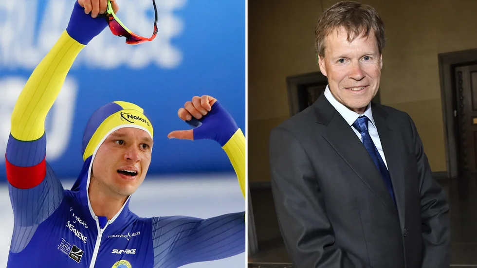 Nils van der Poels världsrekord och VM-guld kommenterades i TV av forne OS-guldmedaljören Tomas Gustafson från Uppsala.