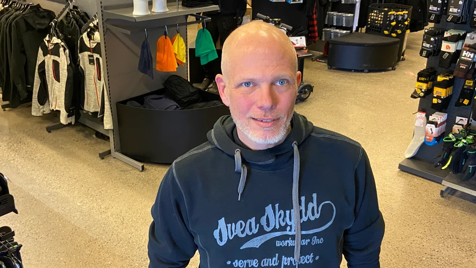 Mattias Edholm äger Svea Skydd. – Vi ser faktiskt väldigt positivt på framtiden!