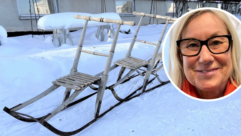 "Det är jättekul att det uppskattas. Jag mår bra av att kunna glädja andra med något så enkelt", säger Mariefredsbon Ylva Hellberg, som lånar ut fyra sparkar.