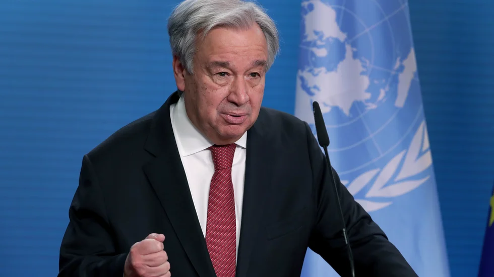 FN:s generalsekreterare António Guterres. Arkivbild.