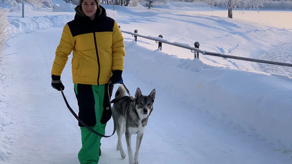 Fin vinterpromenad.