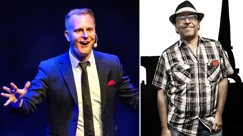 Johan Ståhl, Uppsala Magic & Comedy, och Yared Tekeste, Uppsala Reggae Festival.