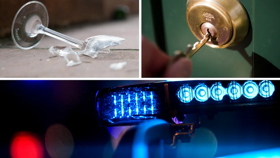 Lärarvikarien hotade ungdomar med kniv, luftpistol och tårgas. Två personer blev dessutom inlåsta i lägenheten.
