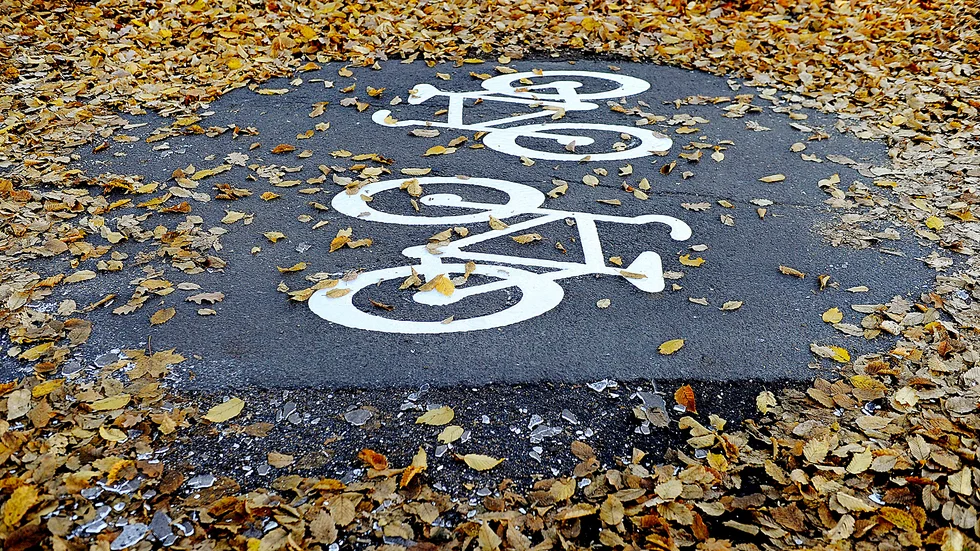 Skribenten vill att man bygger en cykelbana mellan Ersmark och Kusmark.