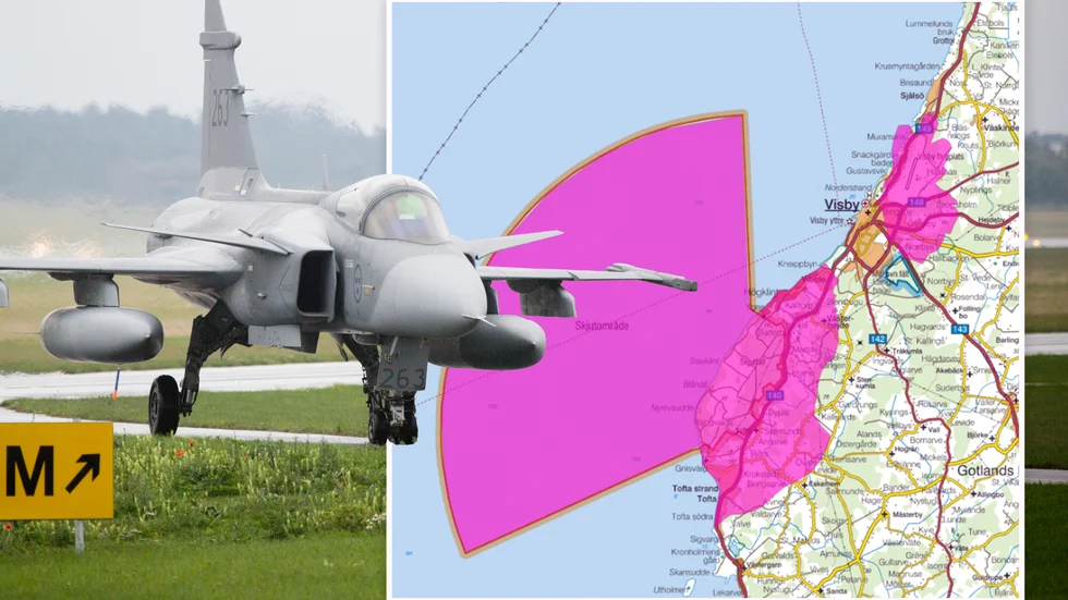 Påverkansområdet för buller eller annan risk runt Tofta skjutfält och Visby flygplats har lett till att stora markytor på Gotland inte får bebyggas.