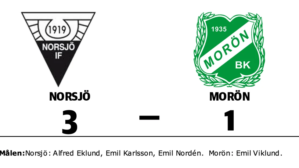 Norsjö IF vann mot Morön BK 2