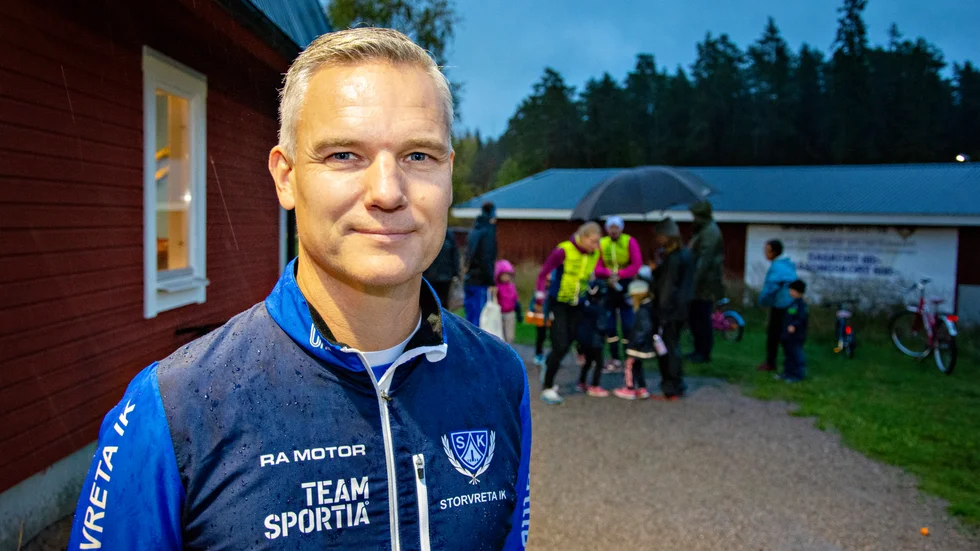 Patrik Söderqvist är ordförande för Storvreta IK:s skidsektion och jobbar just nu hårt för att utveckla klubbens anläggning.
