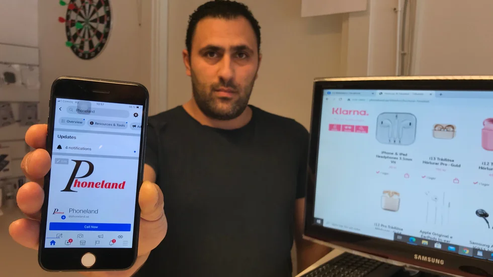 Moussa Awada registrerade i augusti handelsbolaget Phoneland med säte i Vingåker.